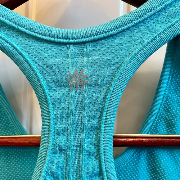 ATHLETA  XS Fast Track Racerback Ruched Tank Top - Picture 3 of 5